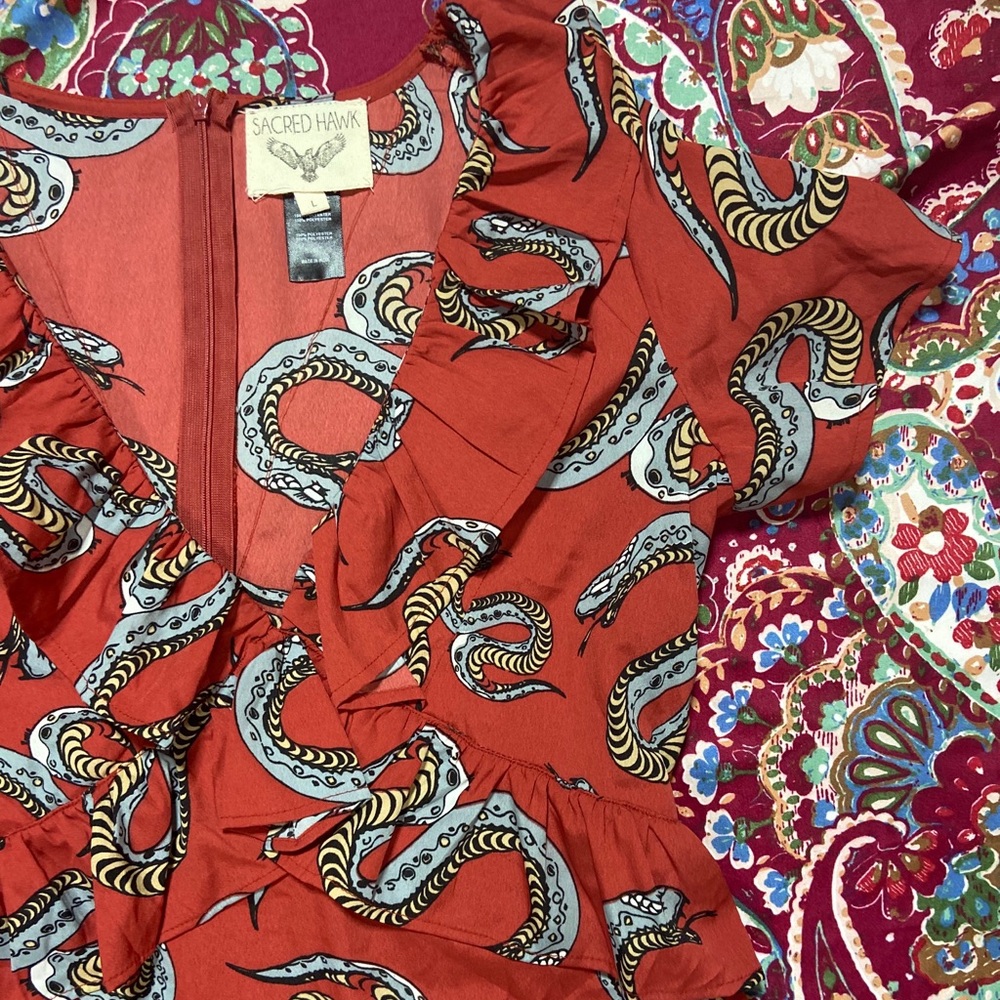 Sacred Hawk Snake dress never worn